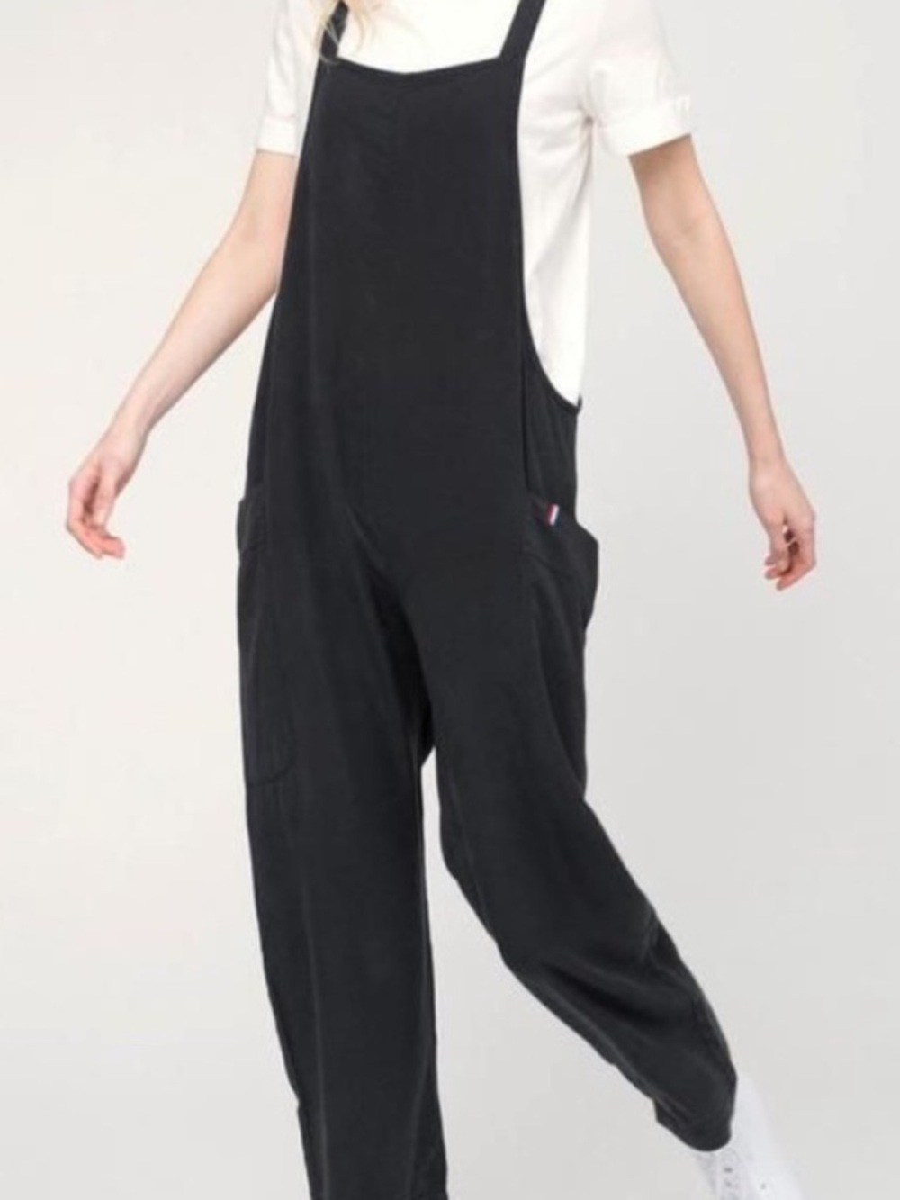 Sol Angeles Tencel Jumpsuit Romper Wide Leg S